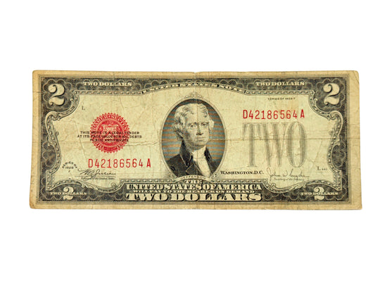 1928-F $2 Legal Tender Note (VG)