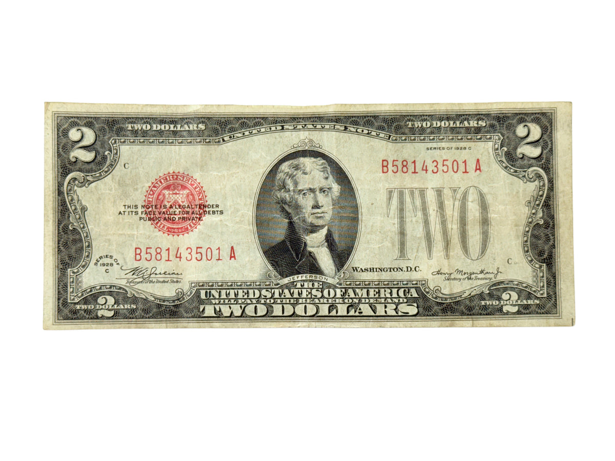 1928-C $2 Legal Tender (F)