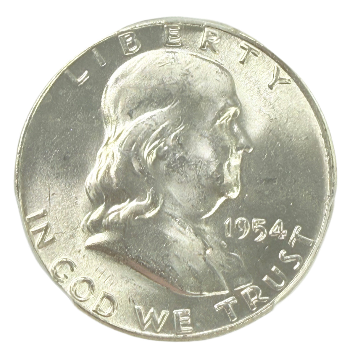 1954 Franklin Half Dollar PCGS MS64 FBL