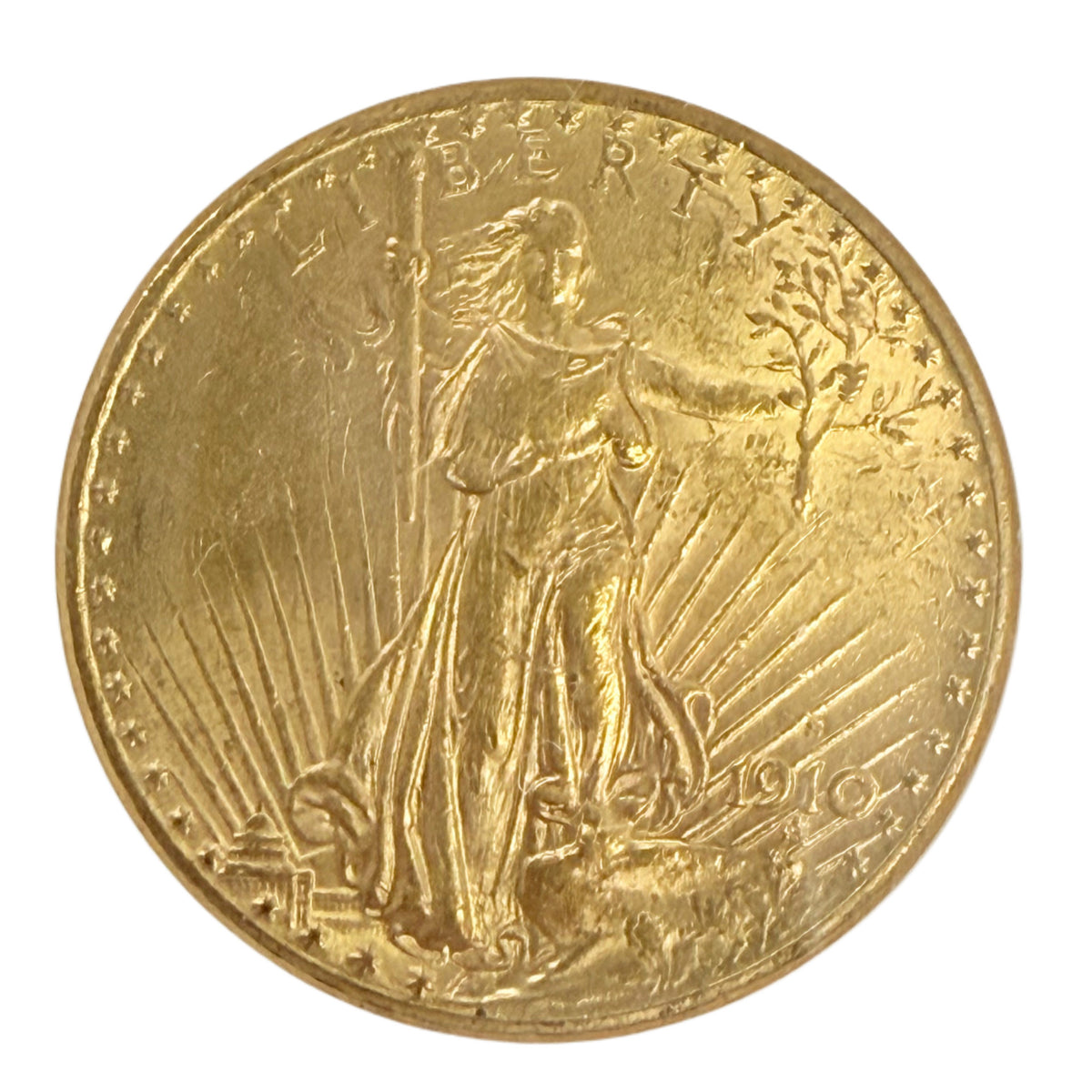 1910-S $20 Saint Gaudens Liberty Gold Double Eagle NGC MS62