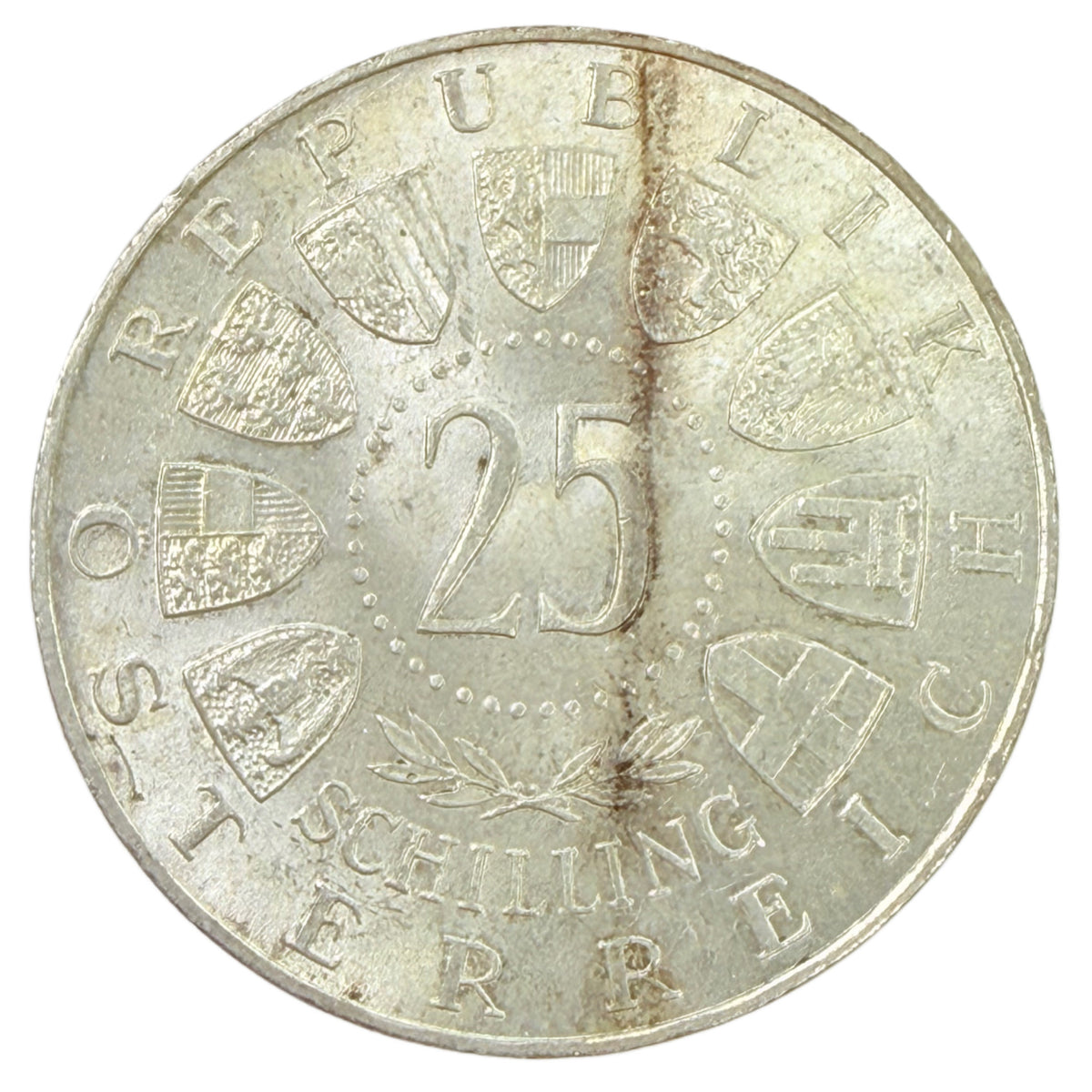 1963 Austria 25 Shillings (AU)