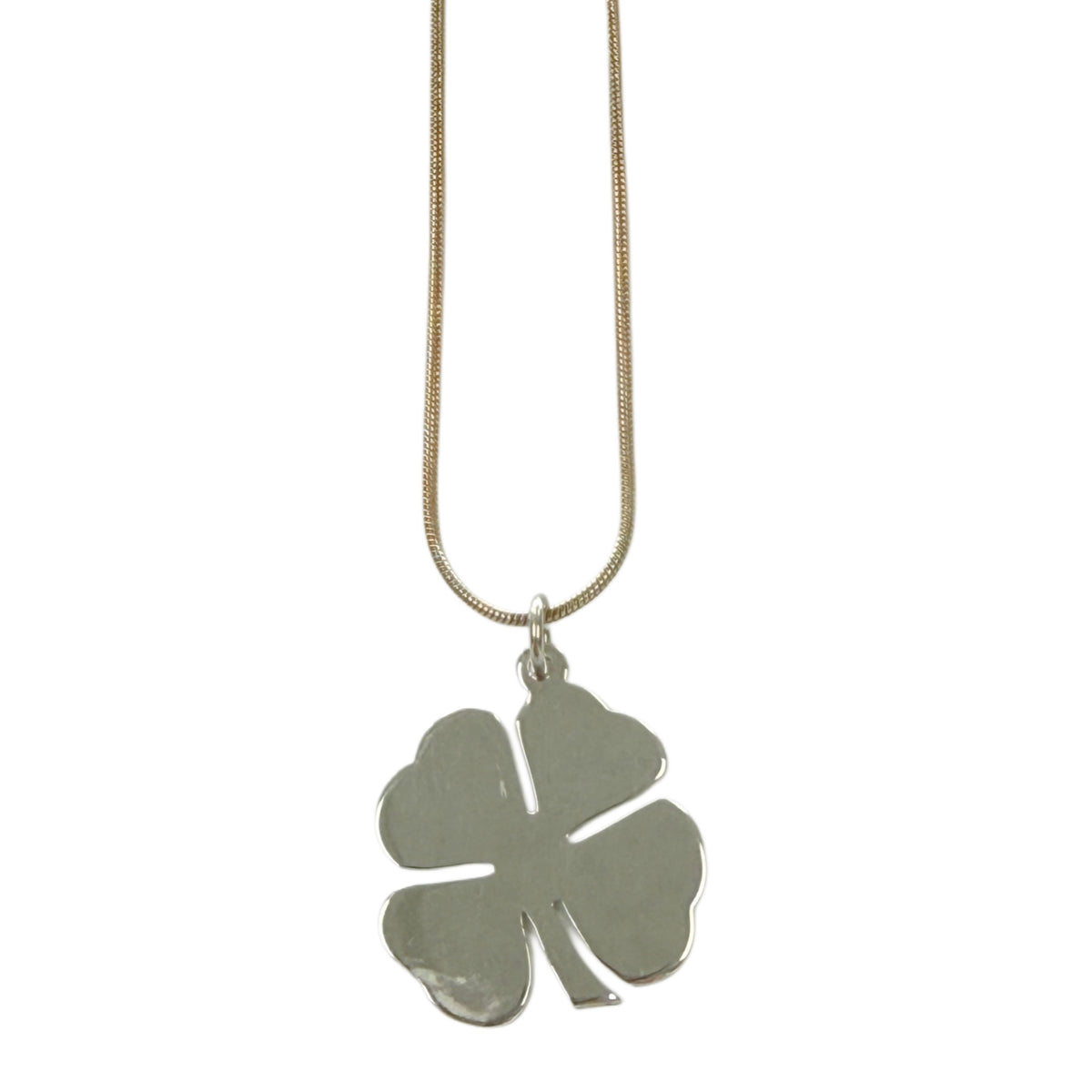 Silver Four Leaf Clover Necklace