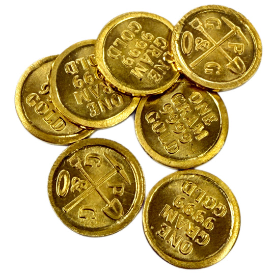 Prospector Gold & Gems 1g Gold Round