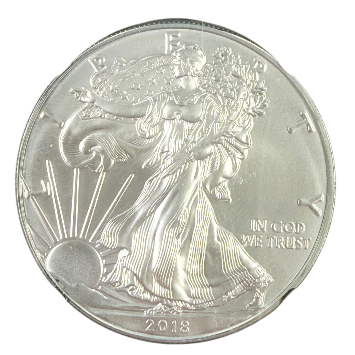 2018-W 1 oz American Silver Eagle NGC MS69 FDOI