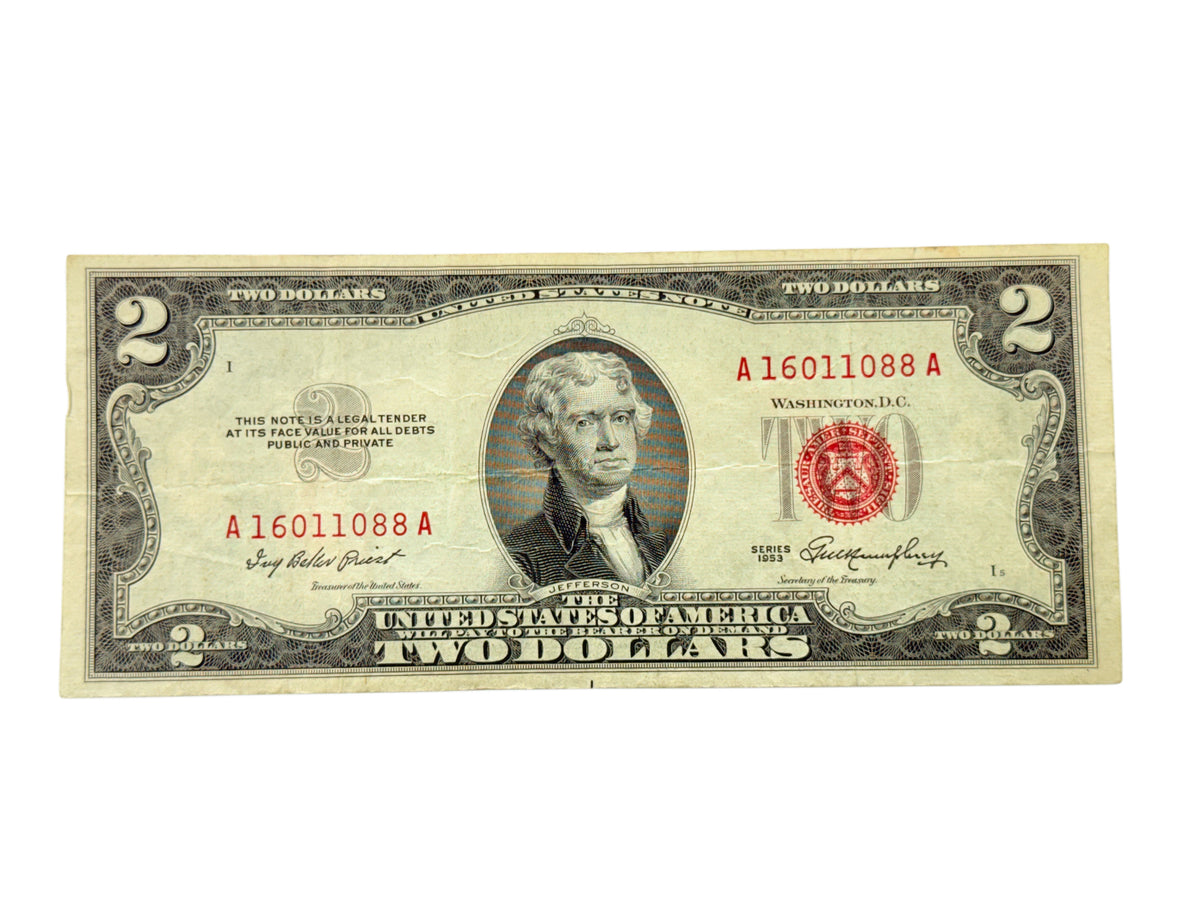 1953 $2 Legal Tender Note (F)