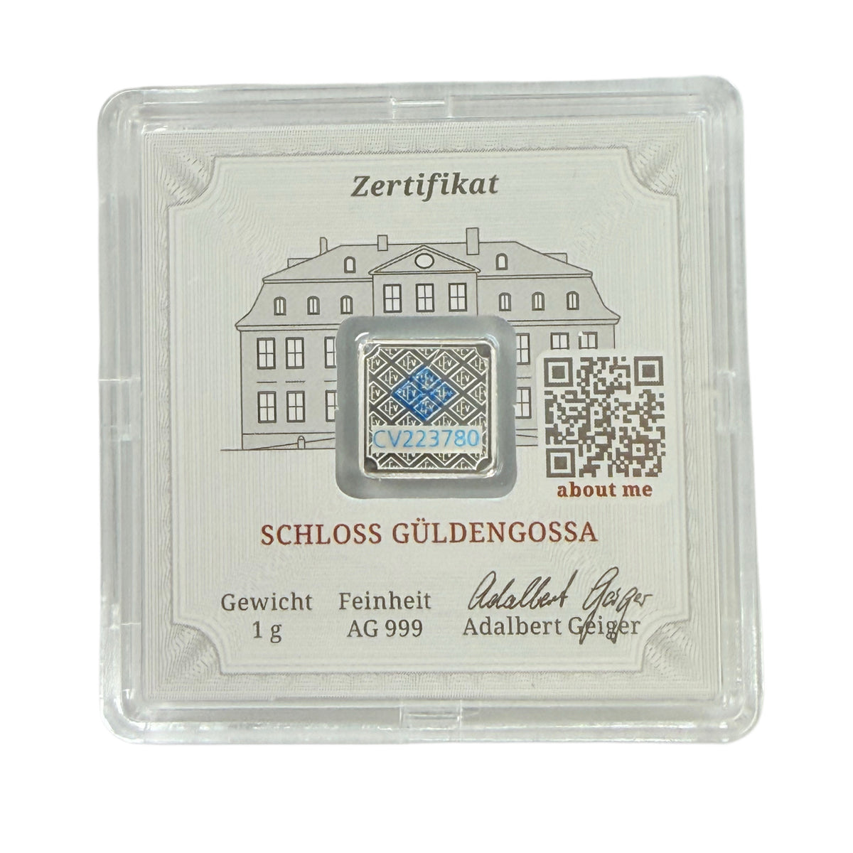 Geiger 1g Silver Bar (Secondary)