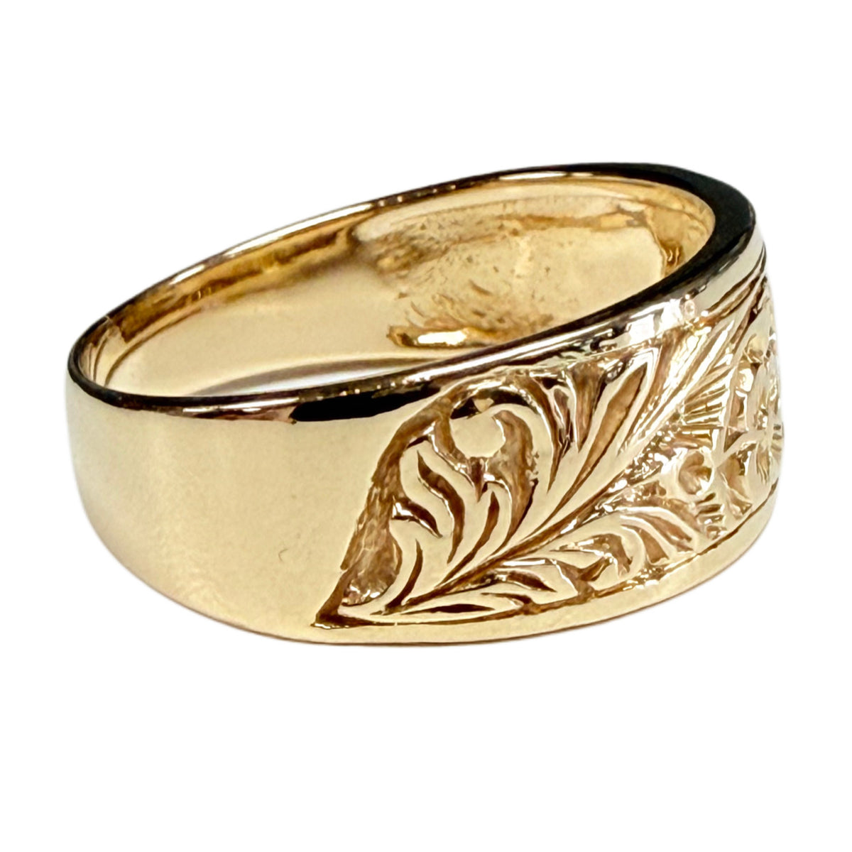 14k Gold Floral Ring