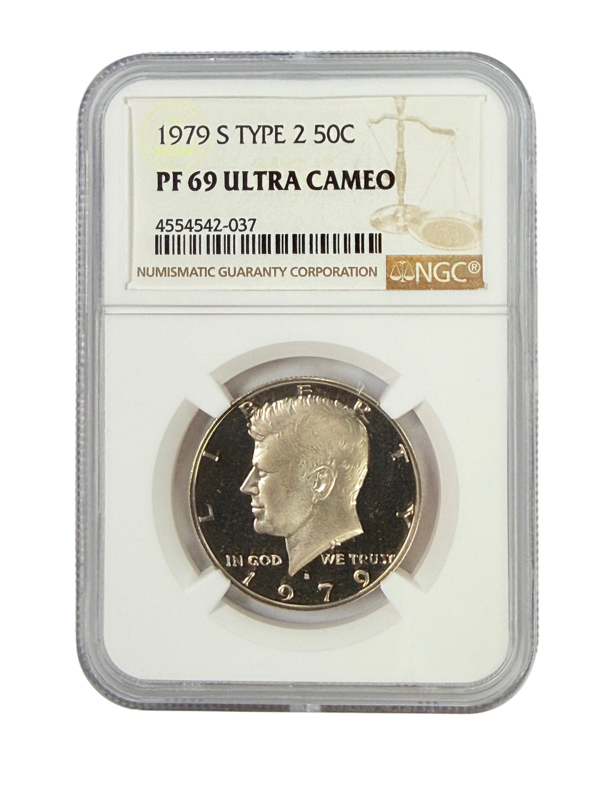 1979-S T2 Kennedy Half Dollar NGC PF69 Ultra Cameo