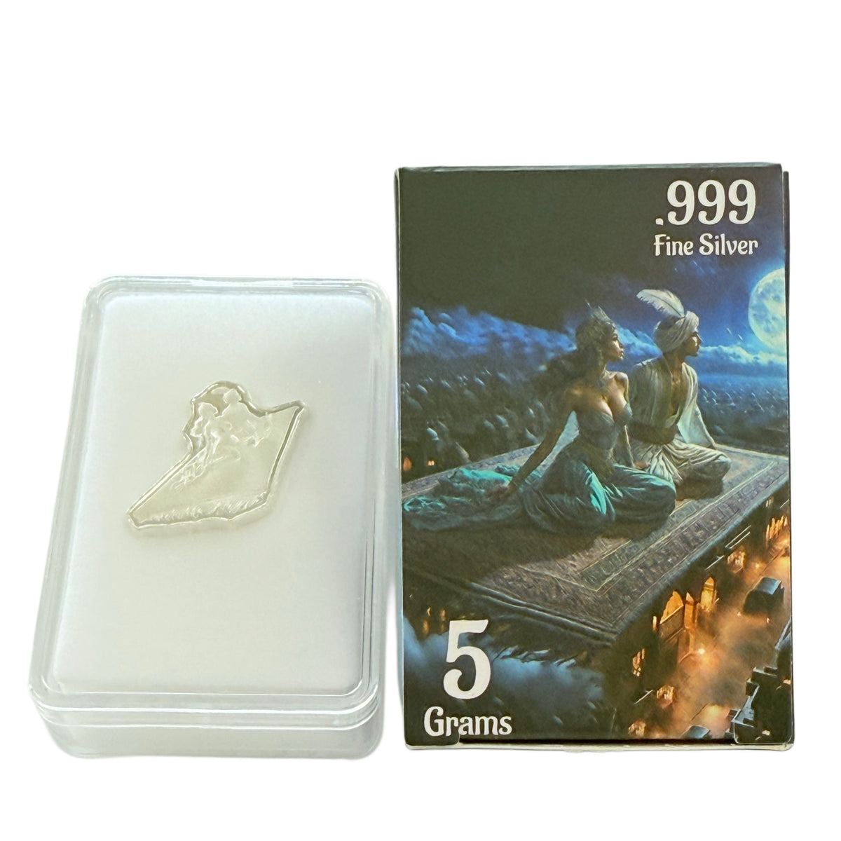 Pan Silver Company Aladdin 5g Silver Bar (Secondary) (Damaged Box)