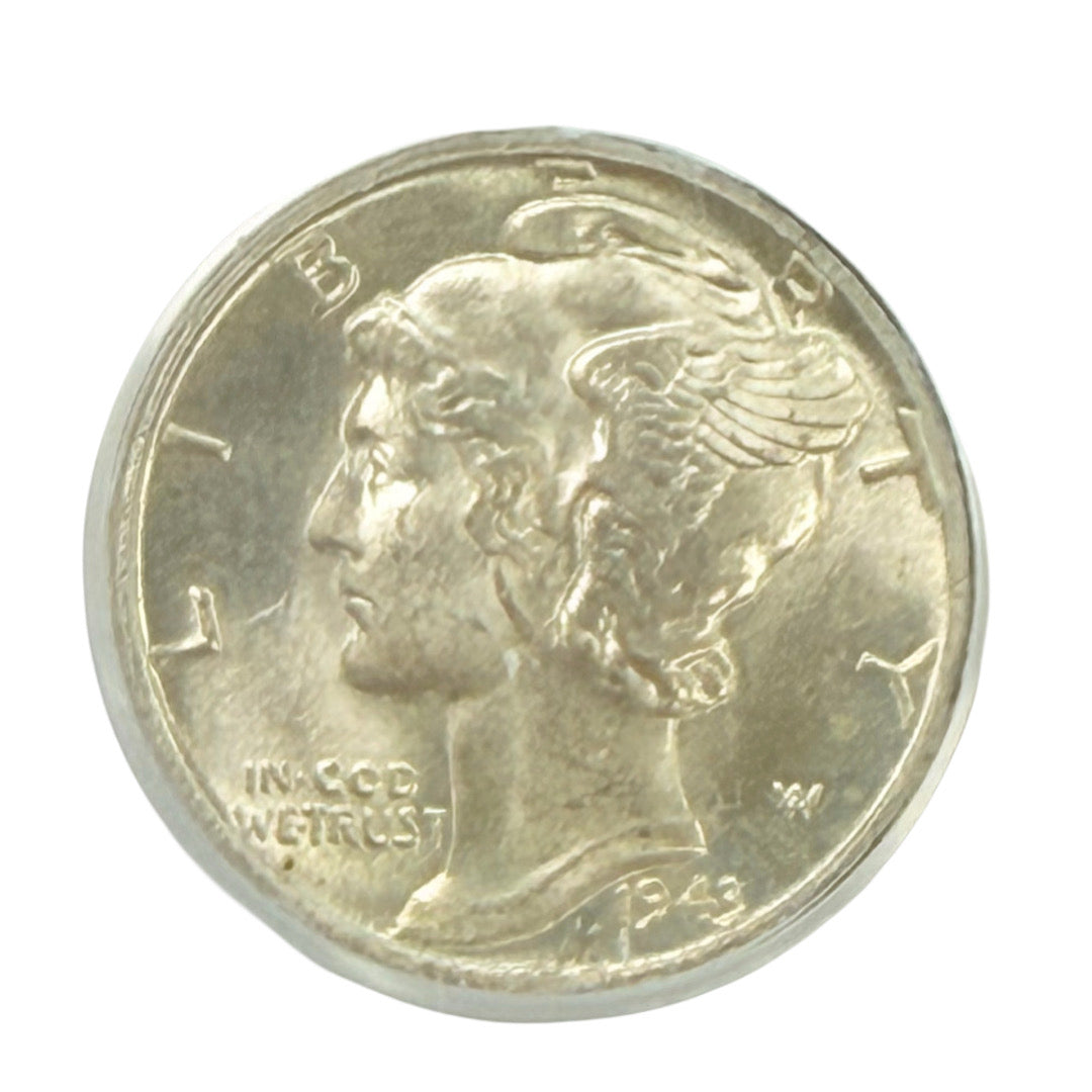 1943-D Mercury Head Dime PCGS MS66 FB