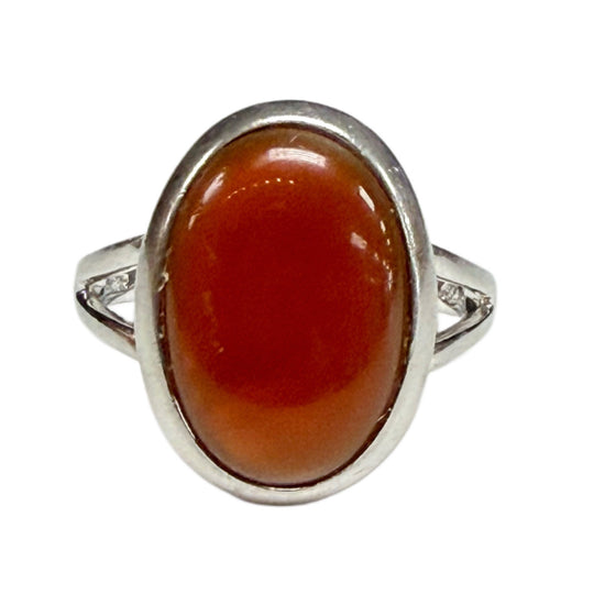 Silver & Carnelian Ring