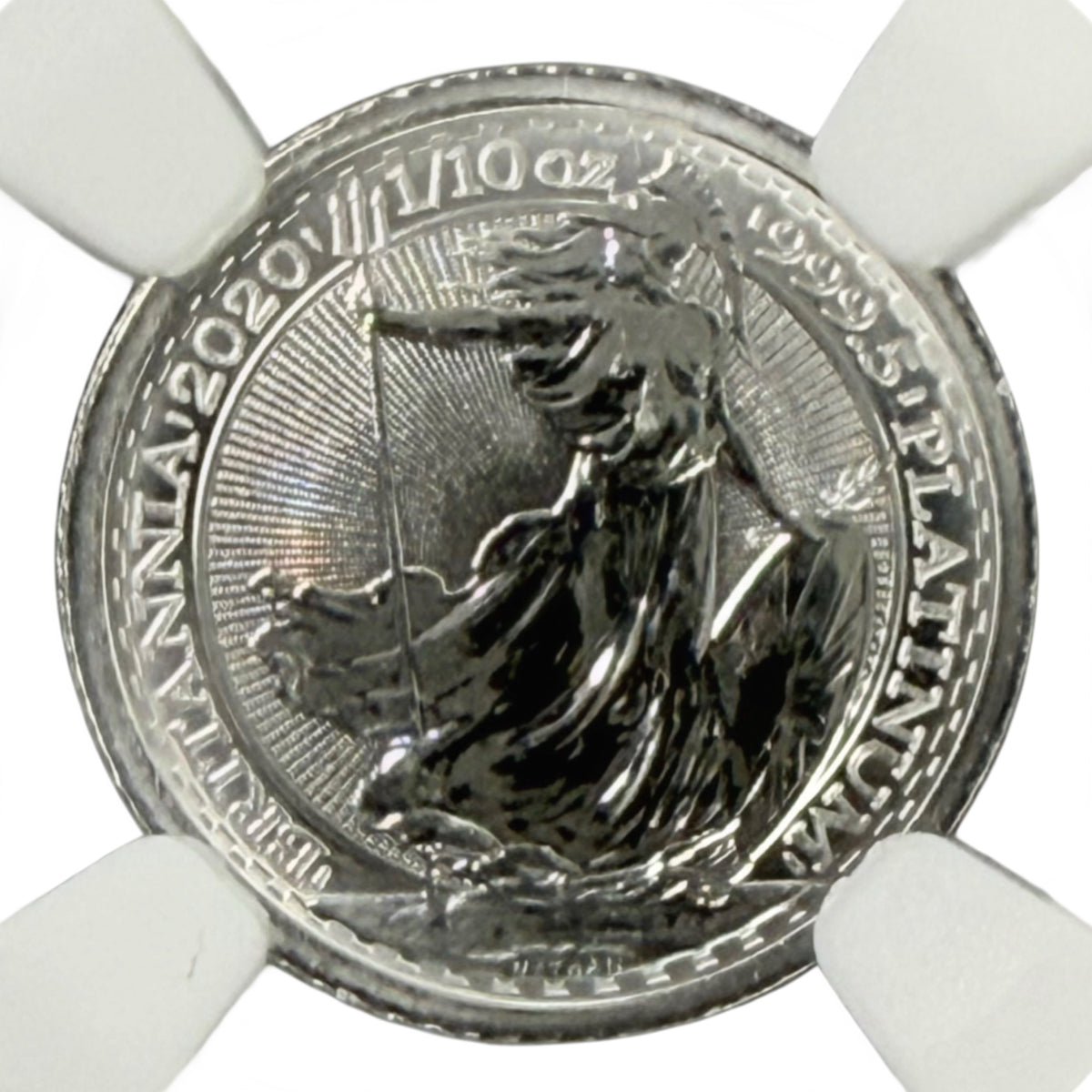 2020 Britain 1/10 oz Platinum Britannia NGC Gem Uncirculated