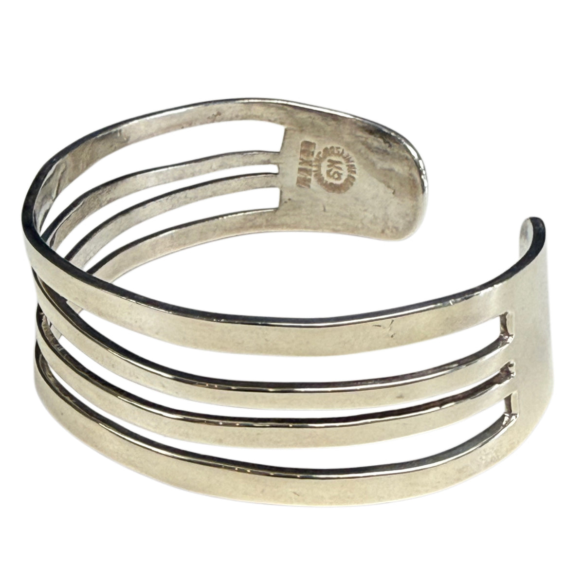 Statement Silver Bangle