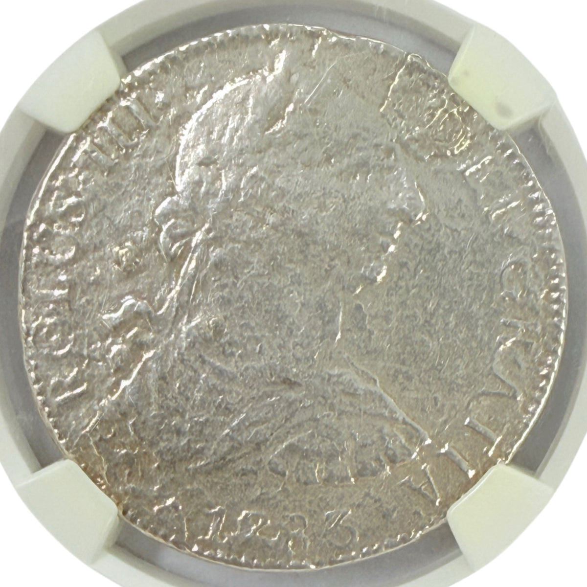Spanish Colonial El Cazador Shipwreck Silver 8 Reales Genuine NGC