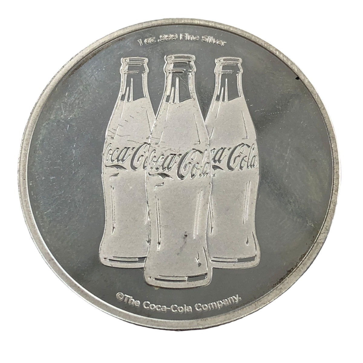 Coca Cola 1 oz Silver Round