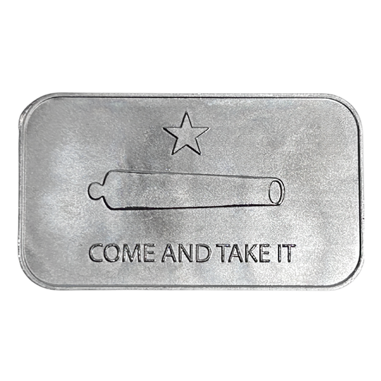 Come and Take It Divisible 1 oz Silver Bar
