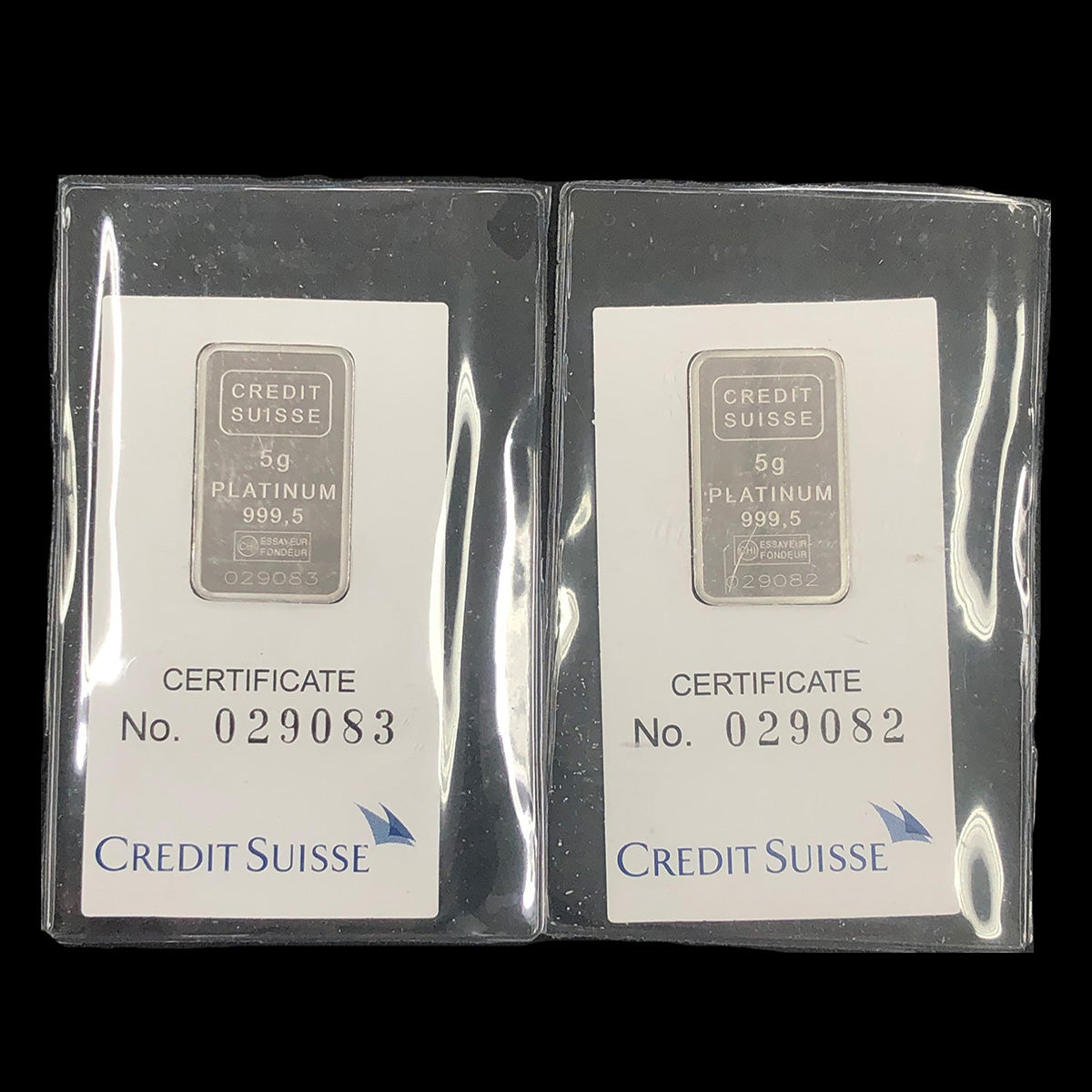 Credit Suisse 5 g Platinum Bar