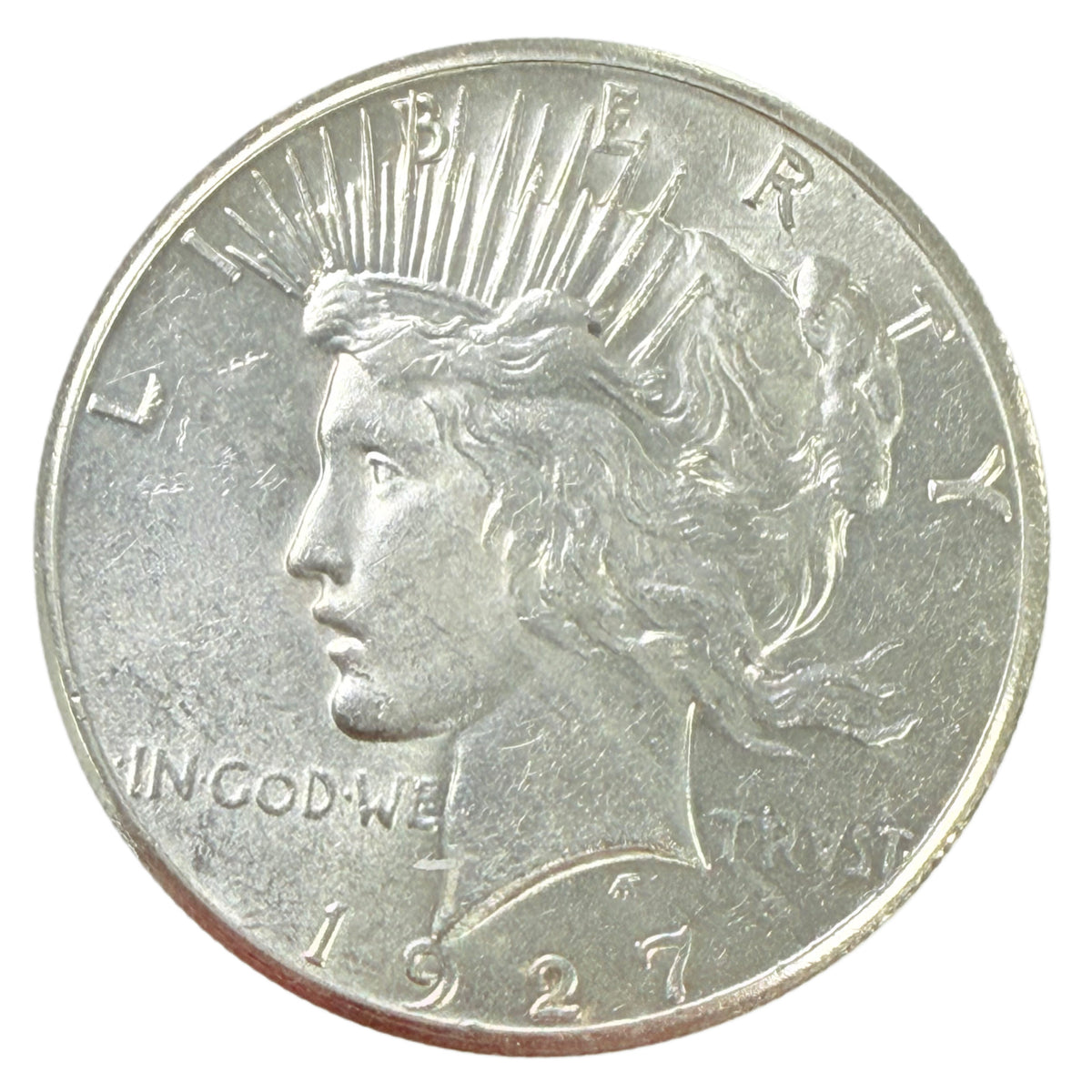 1927 Peace Silver Dollar (AU)