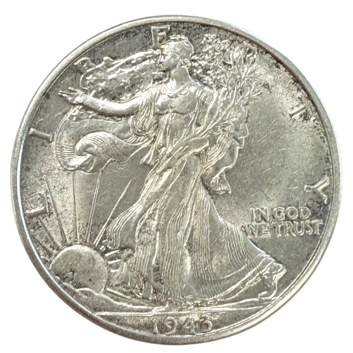 1943-D Walking Liberty Half Dollar (AU)