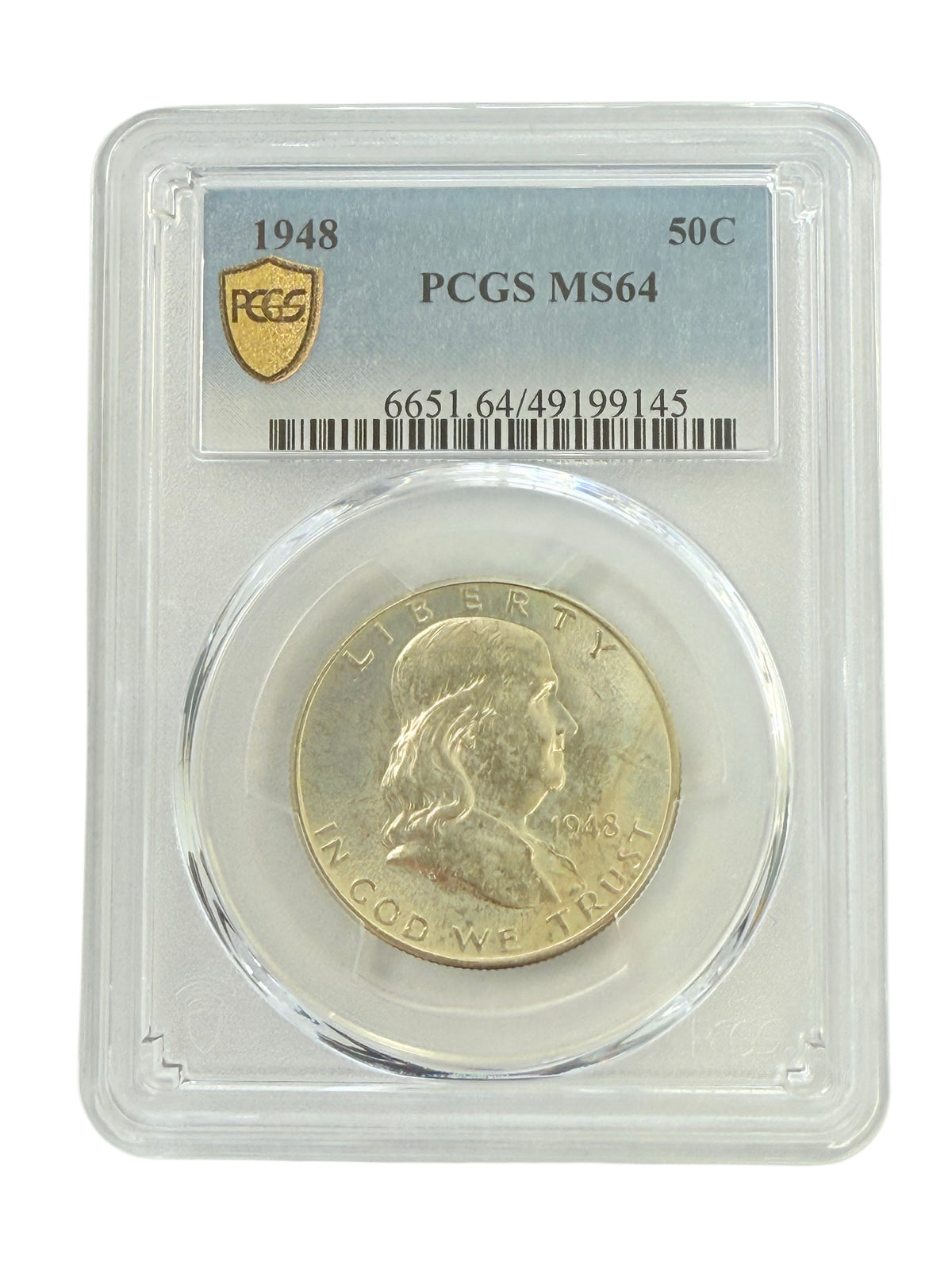 1948 Franklin Half Dollar PCGS MS64