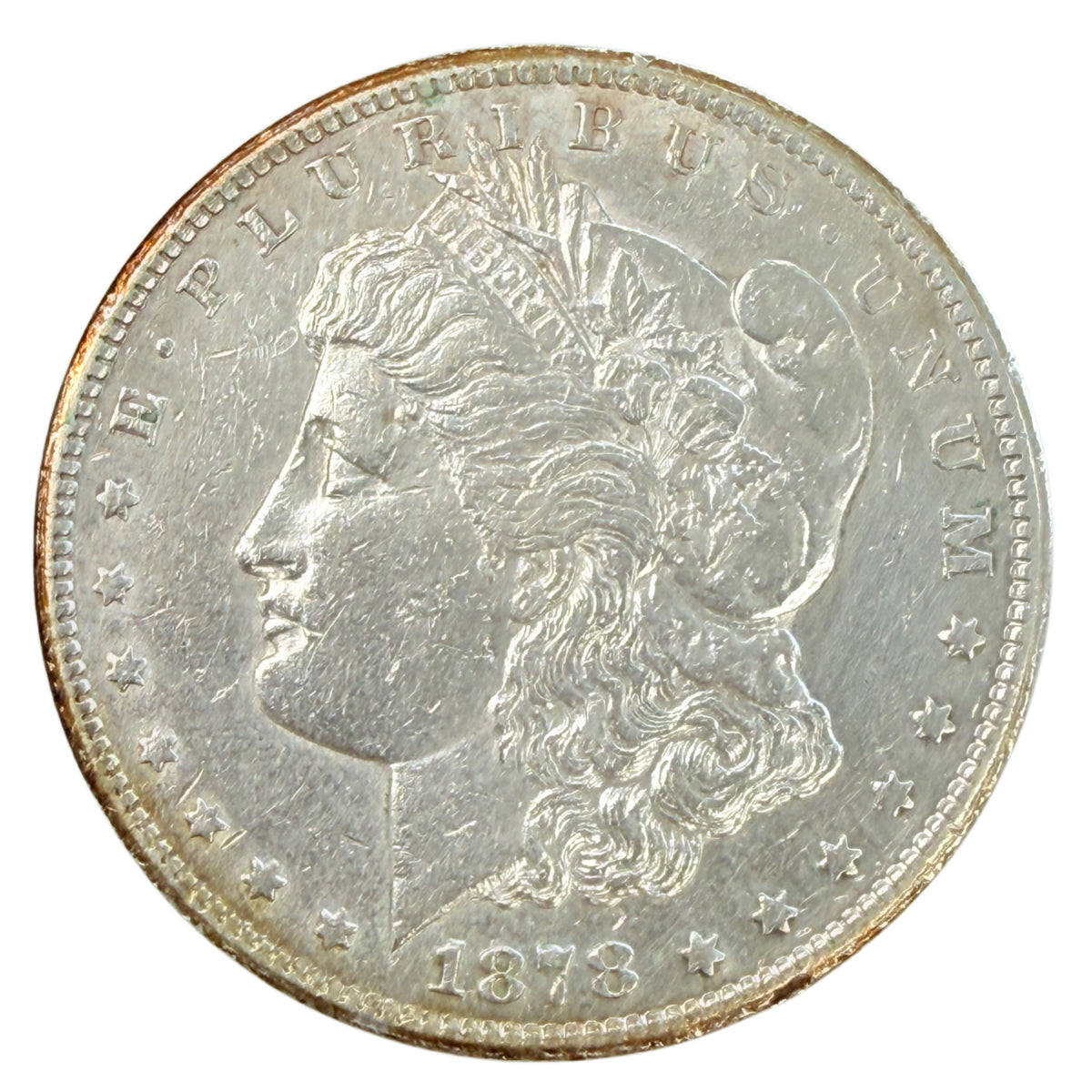 1878-CC Morgan Silver Dollar (XF Details)
