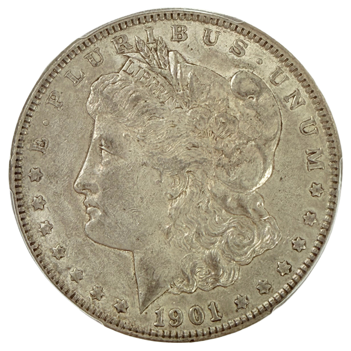 1901 Morgan Silver Dollar PCGS AU50