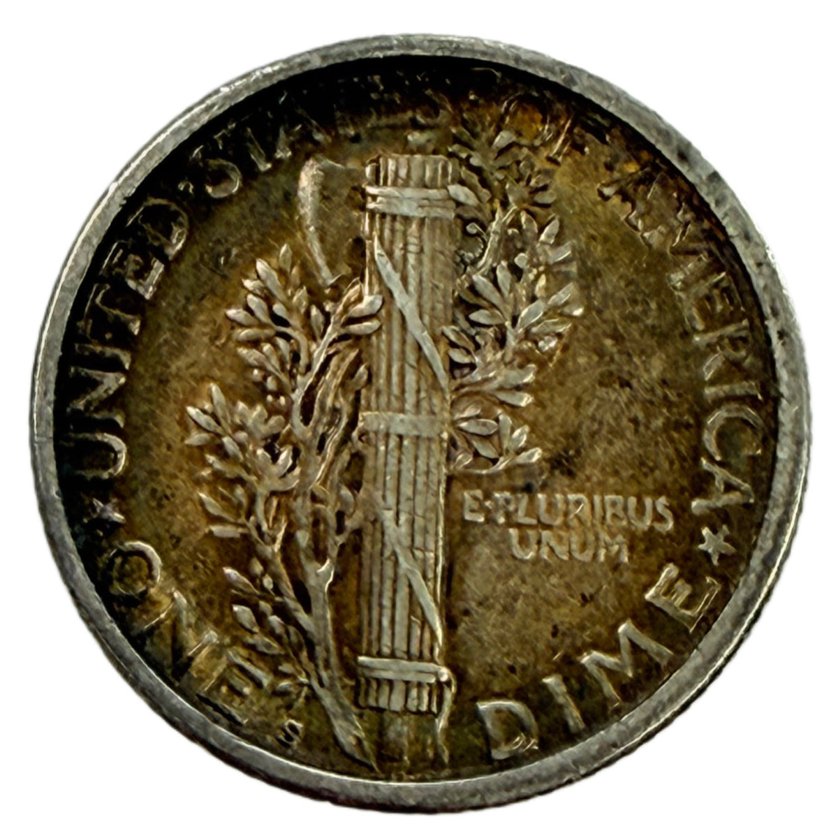 1918-S Mercury Head Dime (XF)