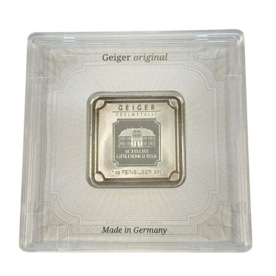 Geiger 1 oz Silver Bar (Secondary)