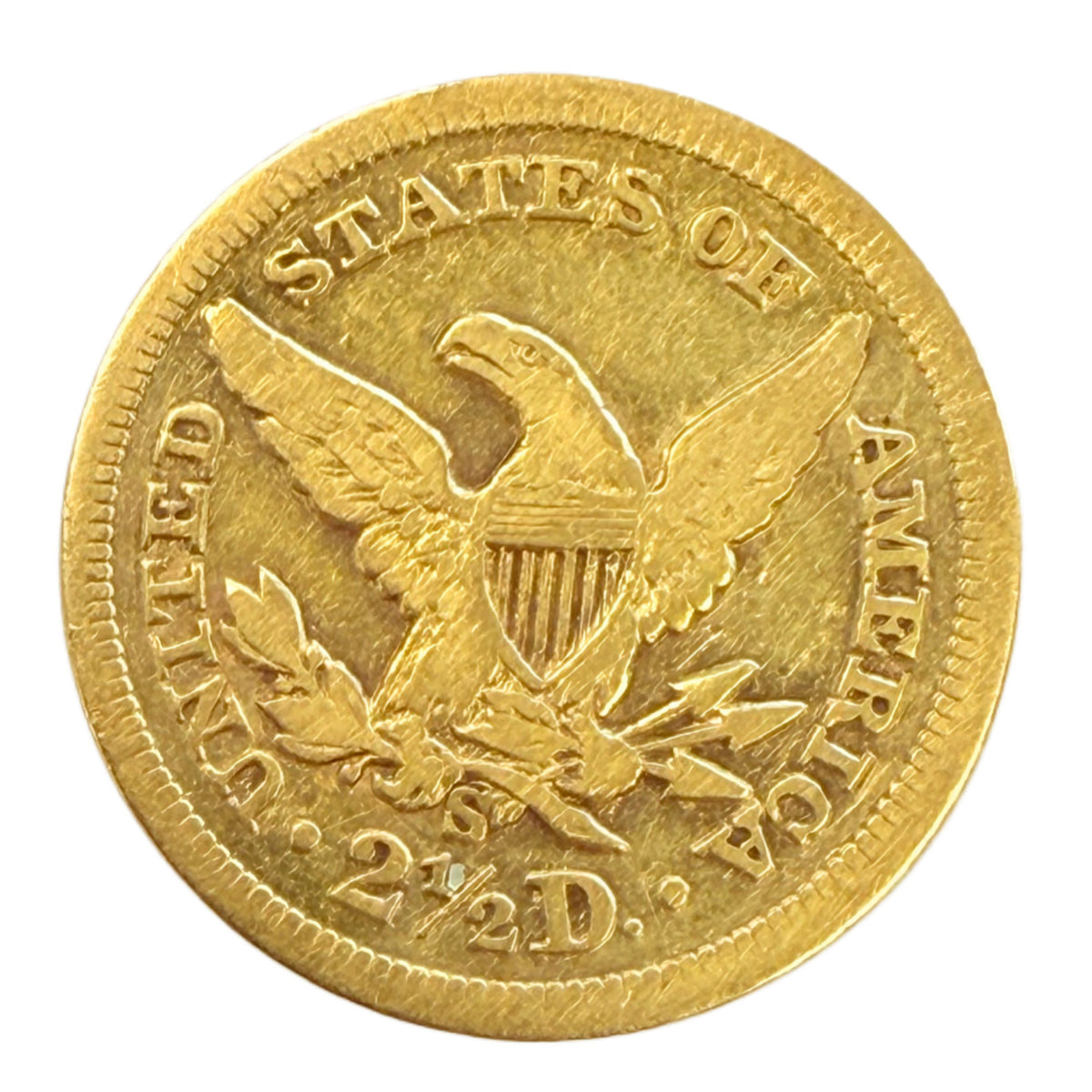 1871-S $2.50 Liberty Gold Quarter Eagle (Low Premium)