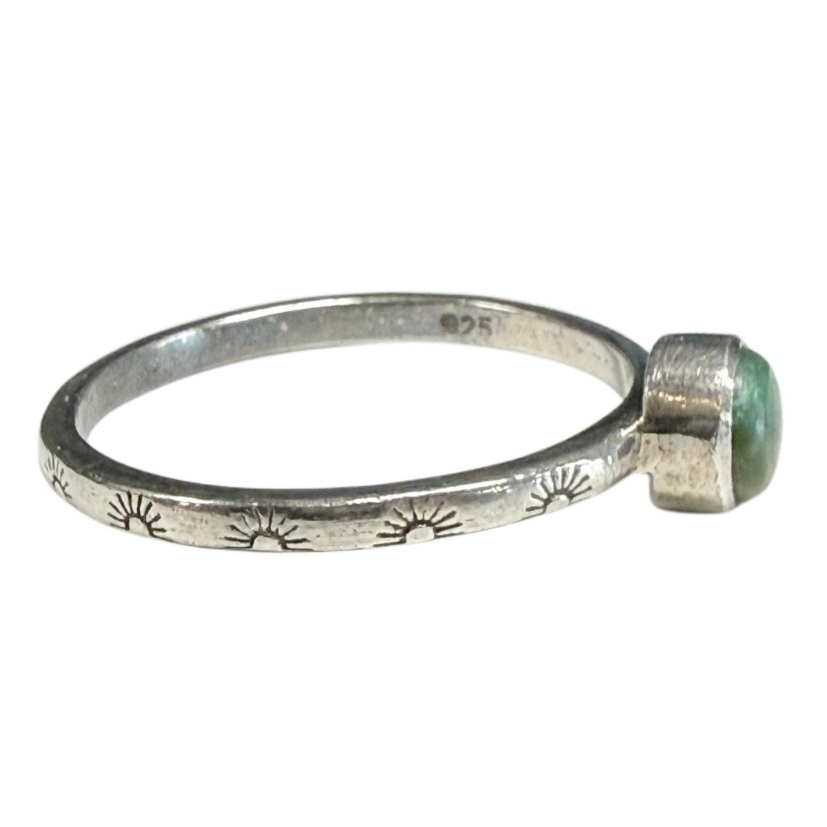 Silver & Gemstone Ring