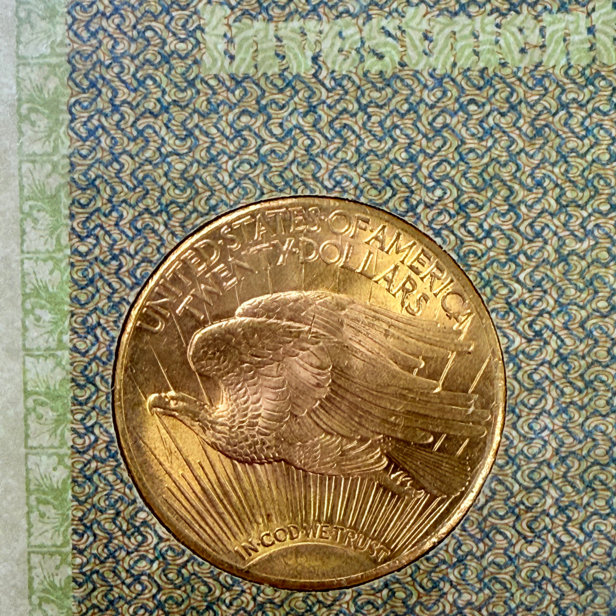 1927 $20 Saint Gaudens Gold Double Eagle (AU)