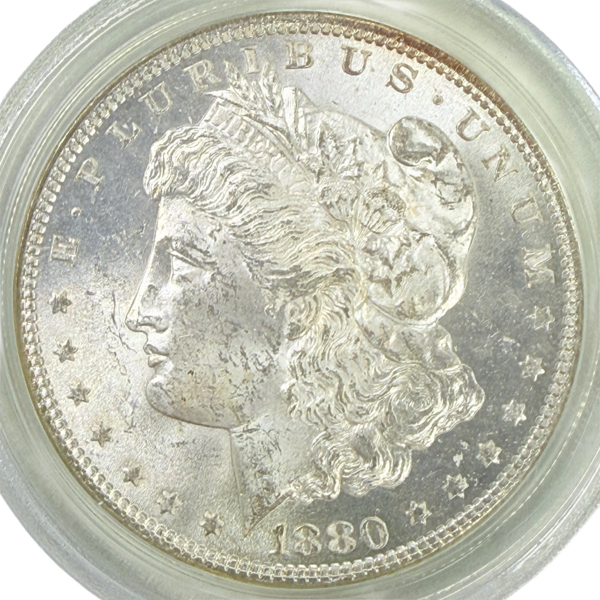 1880 Morgan Silver Dollar PCGS MS63