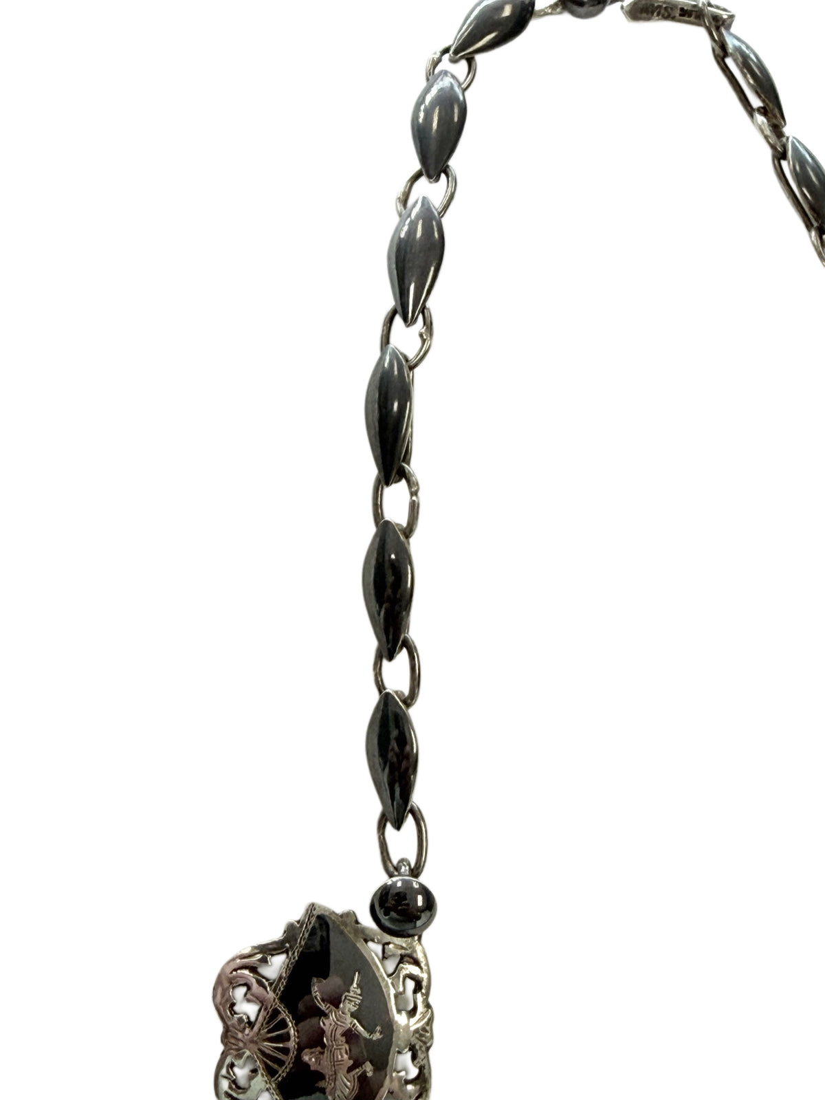 Silver Siam Necklace