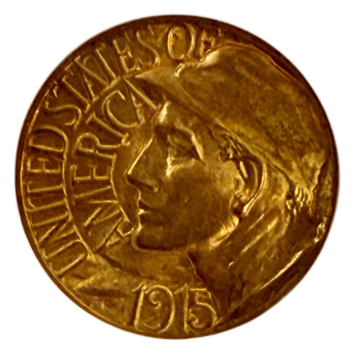 1915-S Pan-Pac $1 Commemorative Gold Coin NGC MS65