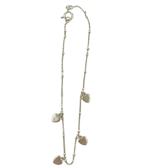 Silver Heart Bracelet