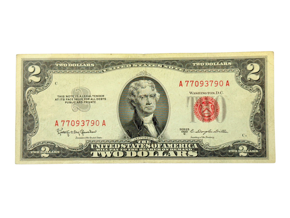 1953-C $2 Legal Tender Note (VF)
