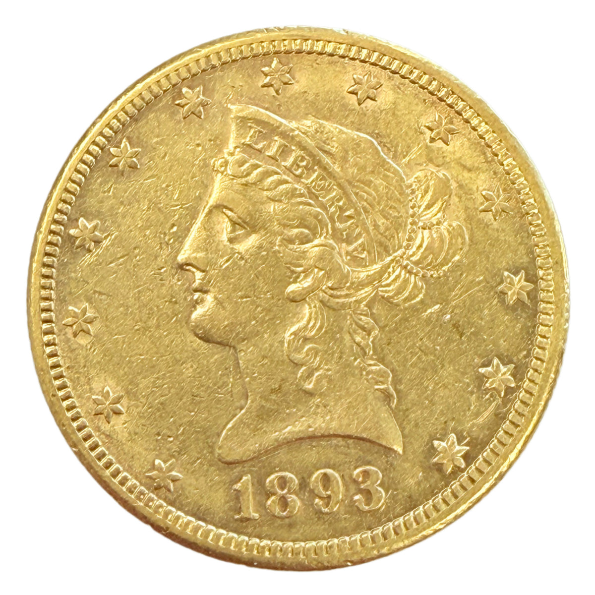 1893-S $10 Liberty Gold Eagle (Low Premium)