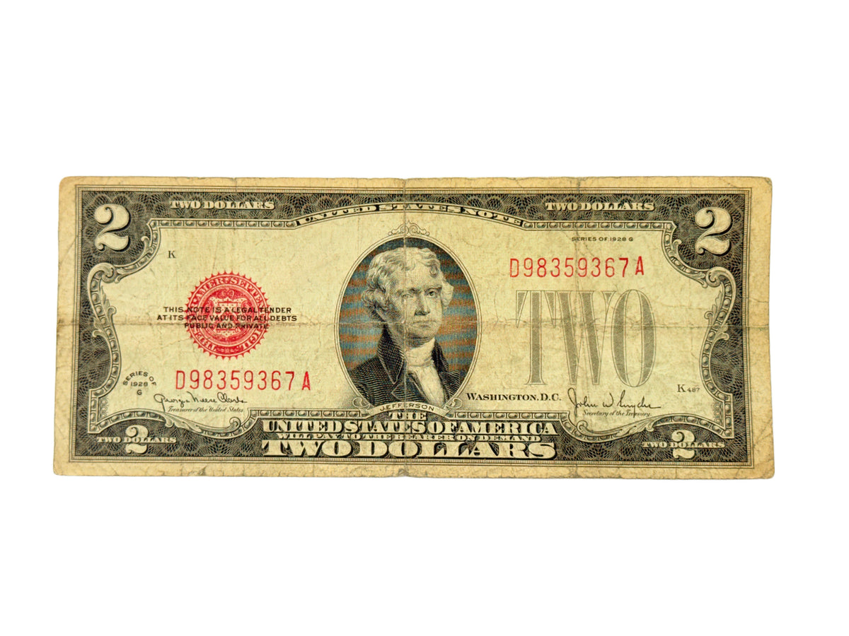1928-G $2 Legal Tender Note (VG)
