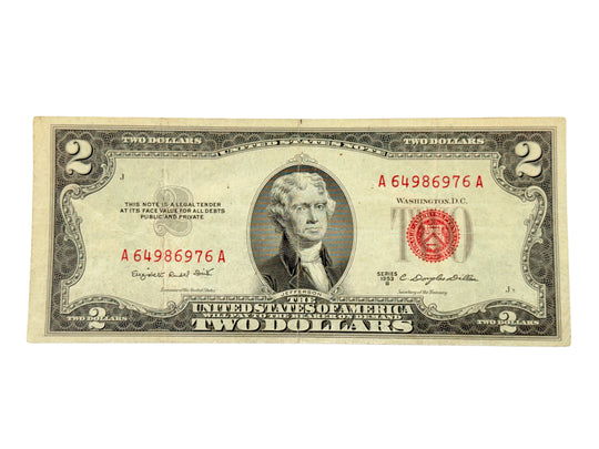 1953-B $2 Legal Tender Note (Fine)