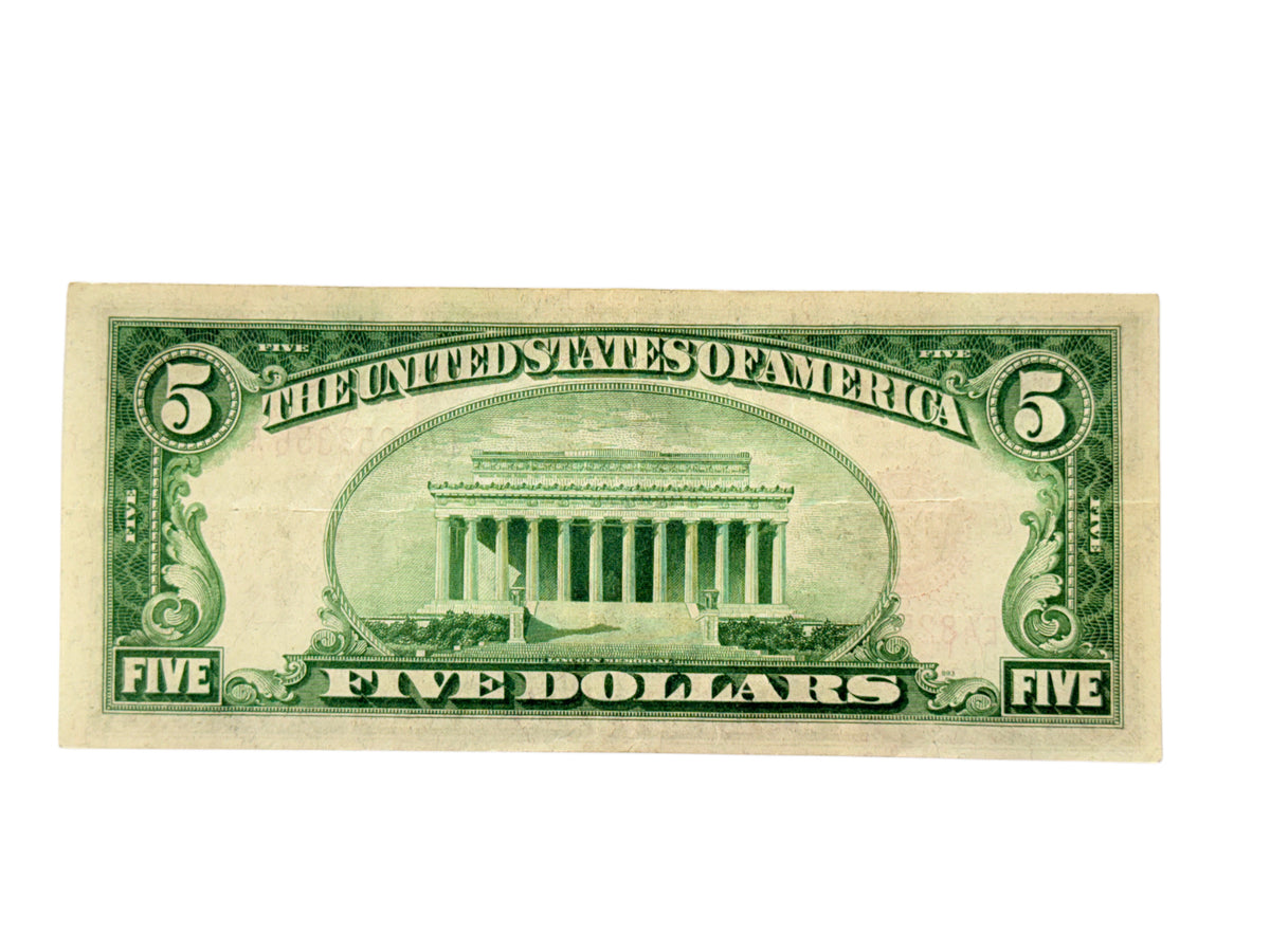 1928-B $5 Legal Tender Note (VF)