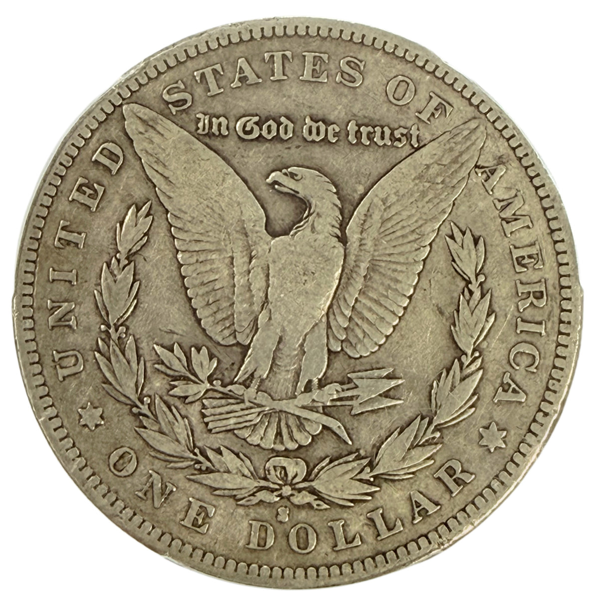 1893-S Morgan Silver Dollar PCGS F12