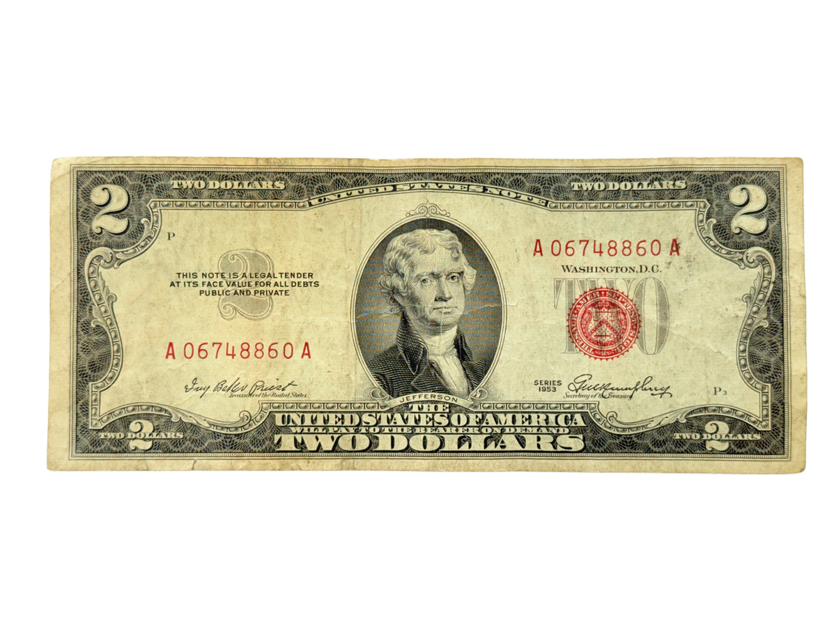 1953 $2 Legal Tender Note (F)