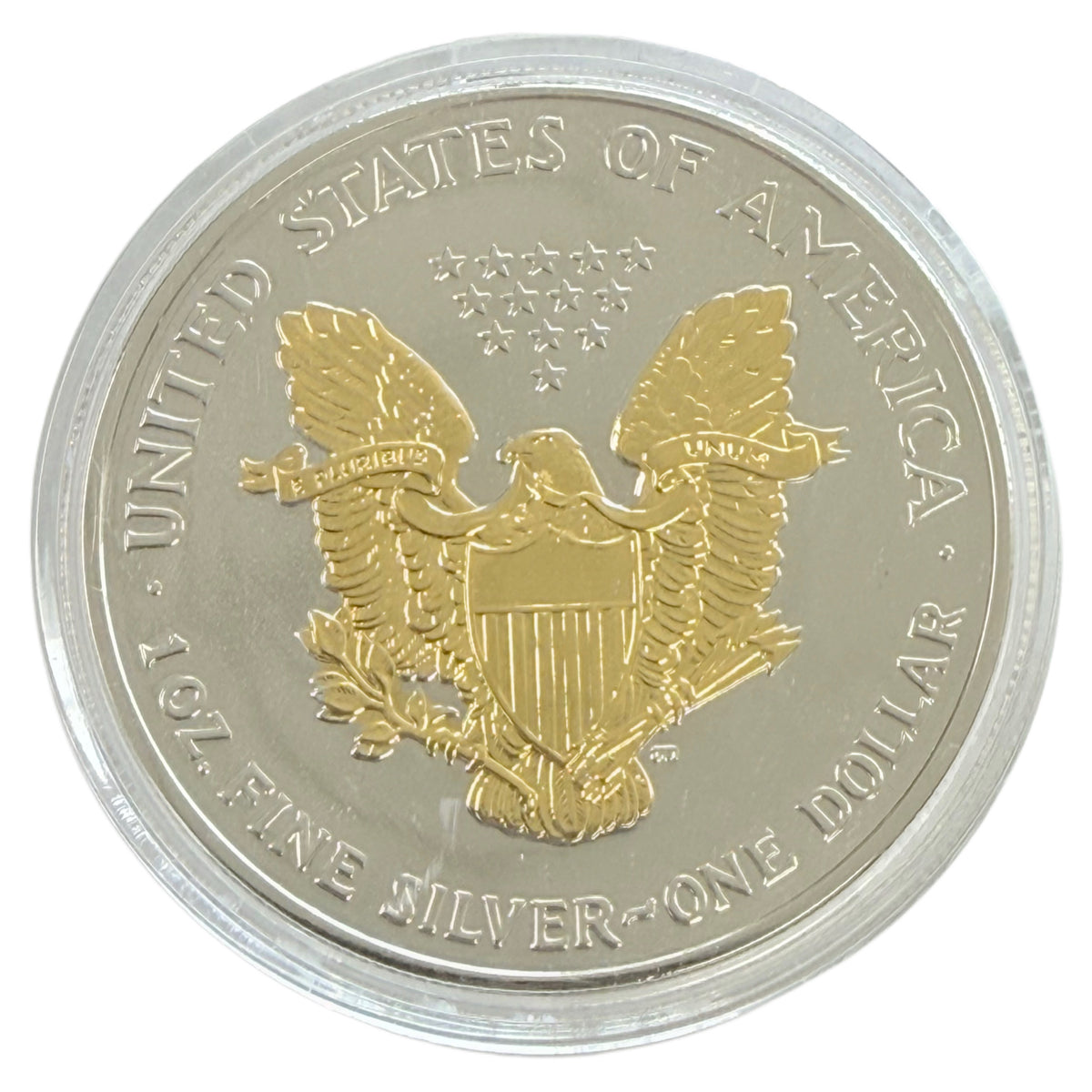 2003 1 oz American Silver Eagle Gilded