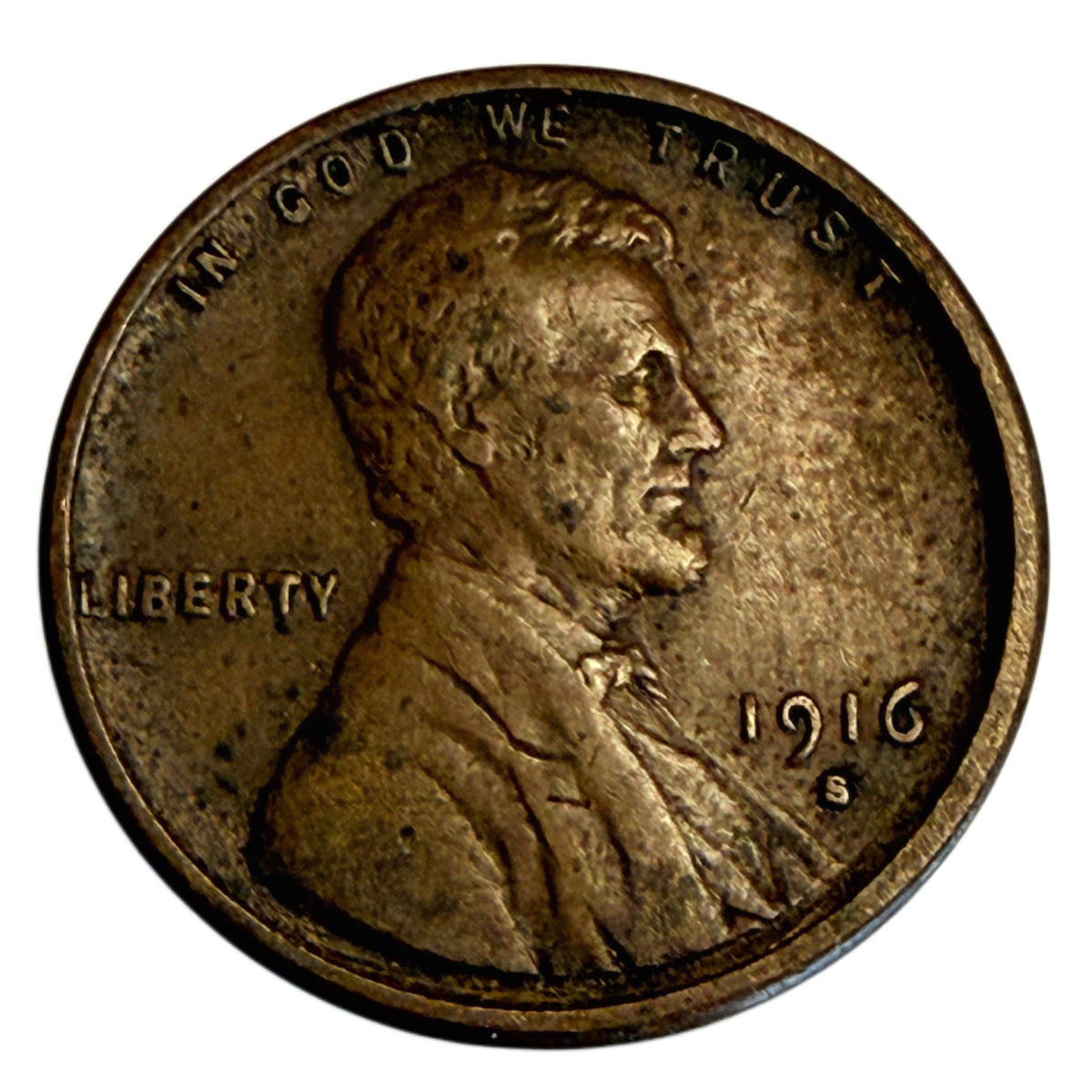 1916-S Lincoln Cent (VF)