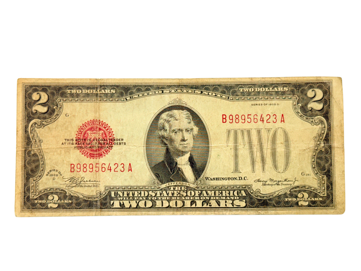 1928-D $2 Legal Tender Note (VG)