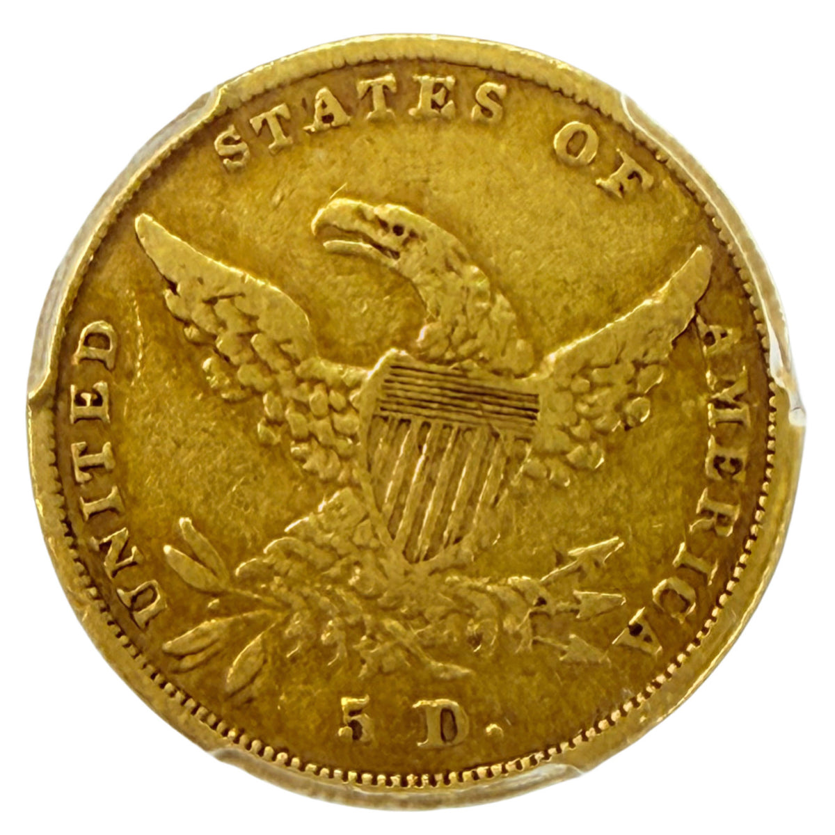 1835 $5 Liberty Gold Half Eagle PCGS VF30