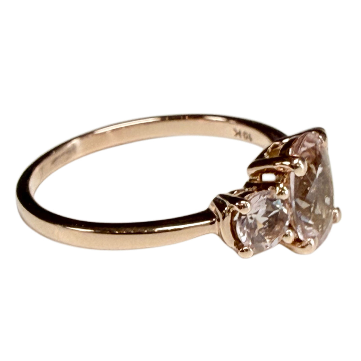 10k Rose Gold Morganite Ring