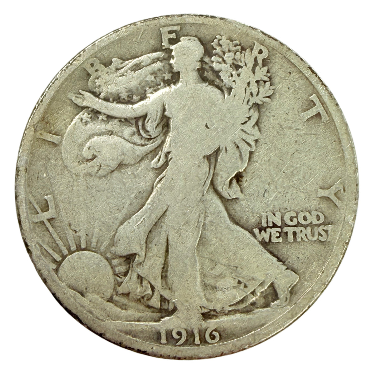 1916 Walking Liberty Half Dollar (G)