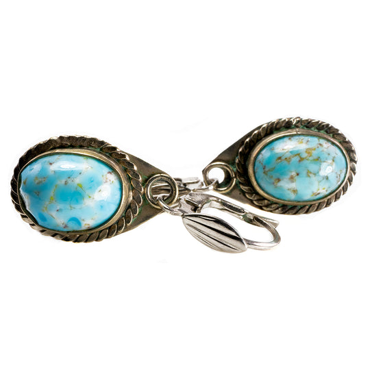 Handmade Silver & Aqua Terra Jasper Earrings