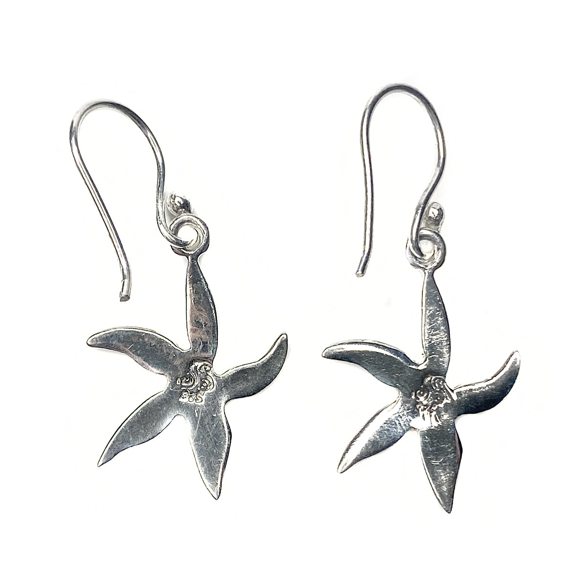 Silver Starflower Earrings